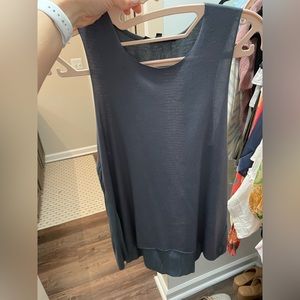 Olivaceous grey snakeskin tank